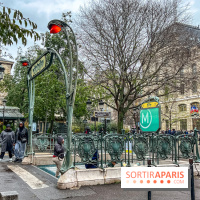visuel Paris visuel  - métro - guimard - grève - transport