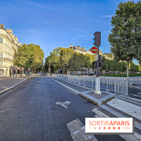 visuel Paris visuel  - restriction de circulation - route 