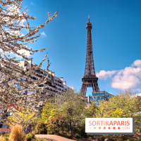 Visuel Paris, Tour Eiffel printemps