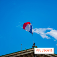 Visuel Paris drapeau Assemblée Nationale