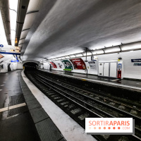 Visuel Paris métro vide confinement