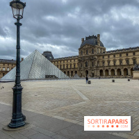 Visuel Paris vide Louvre