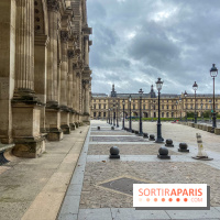 Visuel Paris vide confinement Louvre