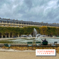 Visuel Paris vide confinement Palais Royal