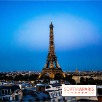 Visuel ParisTour Eiffel soir nuit