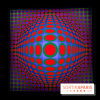 Exposition Vasarely Centre Pompidou, nos photos