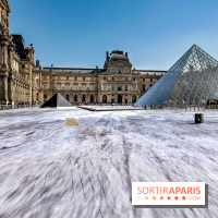 JR investit la place de la Pyramide du Louvre pour ses 30 ans