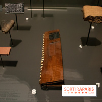 ecritoire, region de Memphi, vers 500 av J.C. - exposition Royaumes oubliés au musée du Louvre
