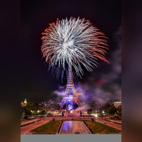 Photos du feu d'artifice de Paris 2019