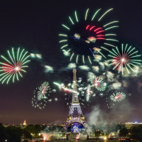 Photos du feu d'artifice de Paris 2019