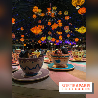 Visuels Disneyland Paris Mad Hatter's Tea Cups nuit