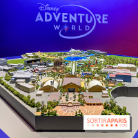 Visuels Disneyland Paris Disney Adventure World maquette