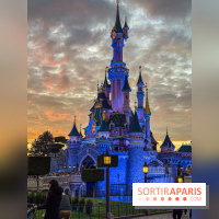 Visuels Disneyland Paris - château coucher de soleil