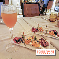 Le menu Traviata à l'Hôtel Le Meurice