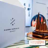 Bûche et chocolats de Noël 2019, galette des rois 2020 by Pierre Marcolini, les photos