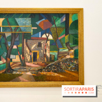 Route muletière et maison à Céret, Auguste Herbin, 1913 - Musée d'Art Moderne de Paris