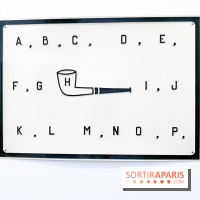 Pipe alphabet, Marcel Broodthaers, 1969 - Musée d'Art Moderne de Paris