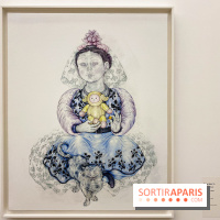 Enfant au chat, Peng Wan Ts, 2019 - Musée d'Art Moderne de Paris