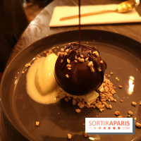 Madame Claude - Restaurant Paris 15ème - sphère chocolat praliné noisette
