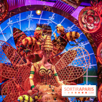 Vitrines et sapin de Noël au Galeries Lafayettes 2019 avec Virginie Efira - photos 