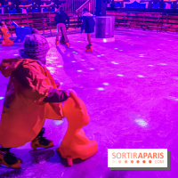 Noel au Parc Astérix 2019, patinoire petits