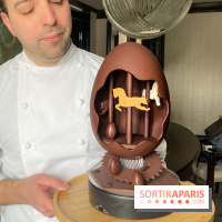 Photos : L’œuf de Pâques Carrousel du Peninsula Paris par Dominique Costa