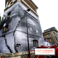 Hommage à Adama Traoré : l'artiste JR dévoile un collage géant à Paris, les photos