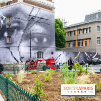 Hommage à Adama Traoré : l'artiste JR dévoile un collage géant à Paris, les photos