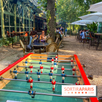 Le Jardin Bohème au Chalet du Lac, la terrasse estivale