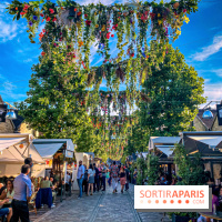 Le ciel de fleurs à Bercy Village