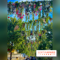 Le ciel de fleurs à Bercy Village