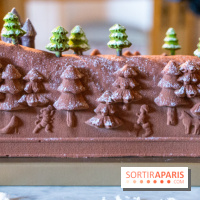 Bûche de Noël 2020 de Matthieu Carlin à l'Hôtel de Crillon