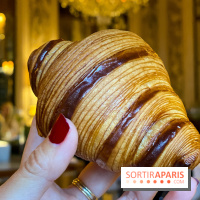 Le petit-déjeuner du Meurice Paris avec les viennoiseries de Cédric Grolet - croissant