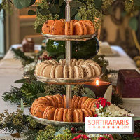 Bûches et créations de Noël Ladurée 2020 avec Jean François Piège