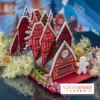 Photos : Bûche et création de Noël en Alsace chez Lenôtre 2020