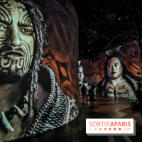 Photos : Exposition immersive Jimmy Nelson : The last sentinels à l’Atelier des Lumières 