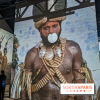 Photos : Exposition immersive Jimmy Nelson : The last sentinels à l’Atelier des Lumières 