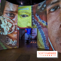 Photos : Exposition immersive Jimmy Nelson : The last sentinels à l’Atelier des Lumières 