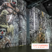 Photos : Exposition immersive Jimmy Nelson : The last sentinels à l’Atelier des Lumières 