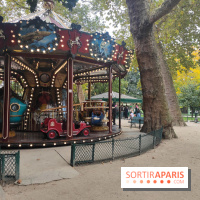Visuels Parc Monceau à Paris 8e arrondissement  - carrousel enfant
