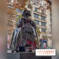 Exposition contemporaine de Manolo Valdés avenue Georges V