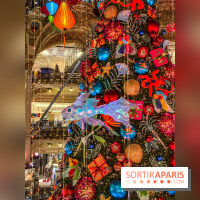 Photos : Les vitrines et sapin de Noël de Noël des Galeries Lafayette 2020