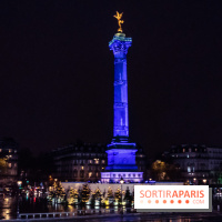Photos illuminations de Noël de la Bastille