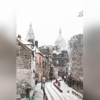 Paris sous la neige, les photos
