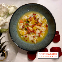 Le menu de Saint-Valentin 2021 de l'hôtel de Crillon