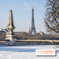 La Neige à Paris ce 10 février 2021