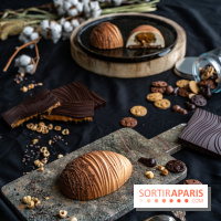 Photos : Chocolat set entremets de Pâques de Tristan Rousselot au Prince de Galles Hotel Paris