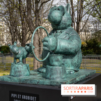 Exposition Geluck sur les Champs-Elysées 