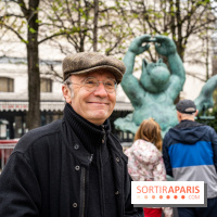 Exposition Geluck sur les Champs-Elysées portrait