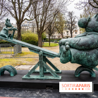 Exposition Geluck sur les Champs-Elysées 